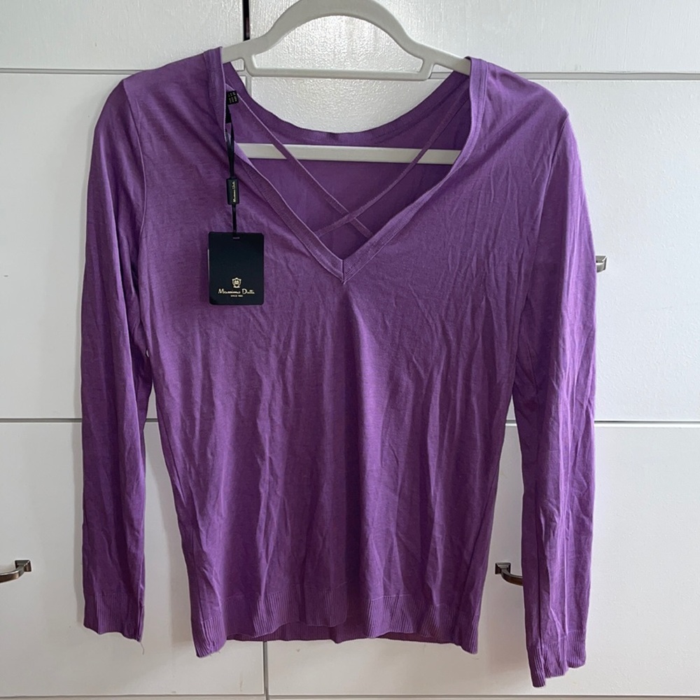 Massimo Dutti purple top